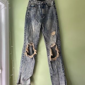 NWT nasty gal ripped jeans